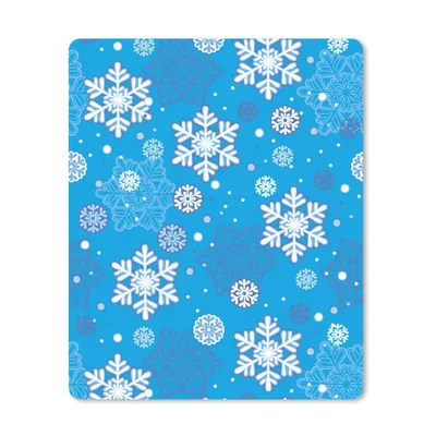 Produktbild von MuchoWow® Mauspad Mousepad Schneeflocke - Winter - Weihnachten - Muster 30x40 cm - Mousepads - Maus Mat - Pad - Mausunterlage - Mausmatten