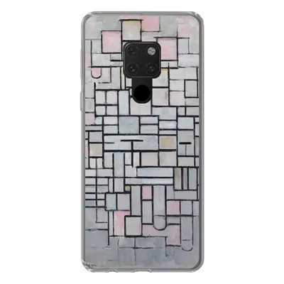 Produktbild von MuchoWow® Handyhülle Schutzhülle Hülle für Huawei P40 Lite Komposition 6 - Piet Mondrian Silikon Softcase Handy Hülle - Handy