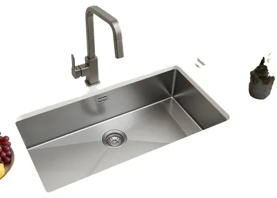 Zdjęcie produktu dla Zlewozmywak Podblatowy Vevor 85X45X19 Cm Stal Nierdzewna 304 Rustykalny
