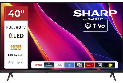 Image de Téléviseur QLED Sharp 40HE3745E 40 pouces, Smart TV équipée de la technologie TiVo HDR, avec une résolution Full HD (2026)