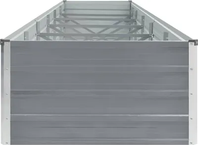 Obrázok produktu pre vidaXL Záhradný zvýšený záhon z pozinkovanej ocele 480x80x45 cm sivý