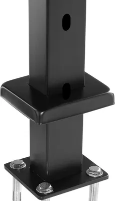 Immagine prodotto di Palo per ringhiera con cavo 36x1x2 pollici con foro angolato a 30° Palo per ringhiera per scale Nero 1 pezzo