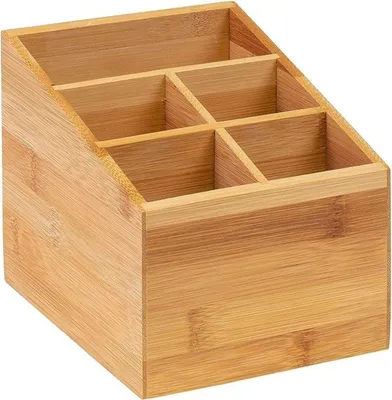 Obrázok produktu pre 10002203 Bambusový držiak na príbory, 5 priehradiek