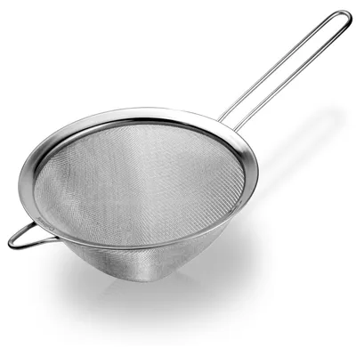 Spitzsieb aus Edelstahl, Ø 20 cm, feinmaschig, spülmaschinengeeignet