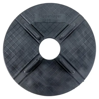 Zdjęcie produktu dla Łożysko z płyty gumowej / łożysko tarasowe z przegubem krzyżowym 4/18 mm, ilość 10 sztuk (opakowanie 10 sztuk)