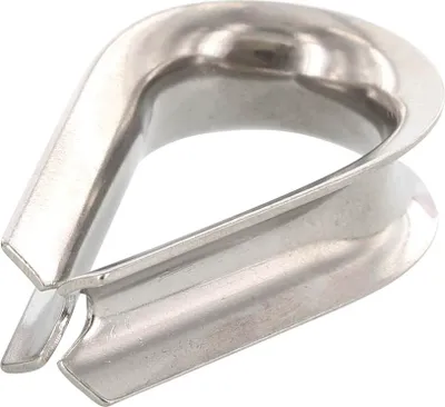 Produktbild von Kausche für Drahtseile bis max. ø 6 mm (Drahtseilkauschen) Edelstahl A4