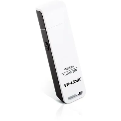 Produktbild von TP-Link Drahtloser Lite-N-USB-Adapter, Kabellos, USB, WLAN, 150 Mbit/s, Schwarz, Weiß