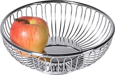 Produktbild von Brorkorb, Obstkorb, Edelstahl, Ø17-25 cm wählbar, rund : 17 cm, Variante: 17 cm,