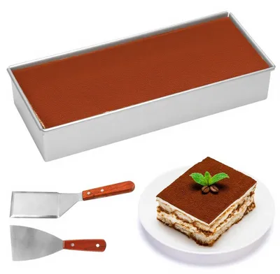 Image de Moule rectangulaire - Moule en aluminium réglable pour gâteaux