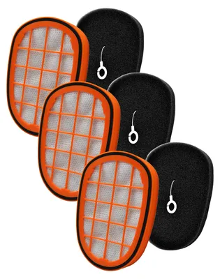 3 Ersatzfilter für Philips SpeedPro Max Staubsauger
