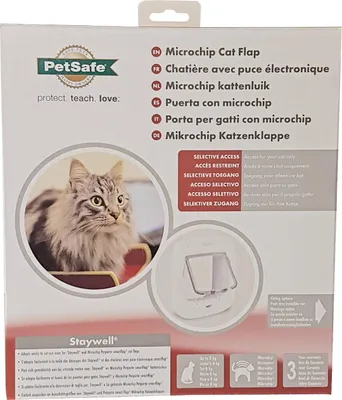 Productafbeelding van PetSafe Mikrochip-Katzentür weiß PPA19-16145 PetSafe Gebr. de Boon