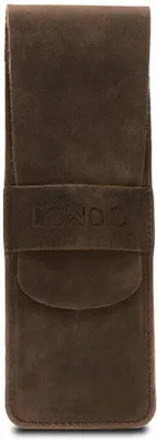 Produktbild von Strapazierfähiges schlankes Leder Etui für Schule mit feinen Stichen, auch als Handtasche nutzbar