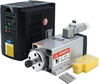Produktbild von CNC-Spindel, 22 kW Leistung, luftgekühlte Technologie, Luftfahrtstecker YL VFD, 1.5KW 220V
