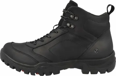 A single black boot shown from the side.