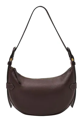 Produktbild von FOSSIL Leder Schultertasche Harwell Hobo Mink dunkelbraun