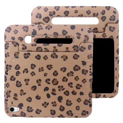 Produktbild von imoshion Kindersichere Design-Rückhülle mit Griff für das Apple iPad 11 (2025) 11 Zoll A16 / iPad 10 (2022) 10,9 Zoll – Leopardenmuster