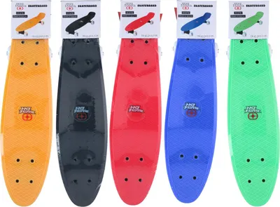 Produktbild von No Fear Skateboard 57 cm in Schwarz / Blau / Grün / Rot / Gelb / Orange