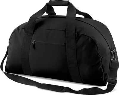 Immagine prodotto di BagBase BG22 | Borsone classico / Borsa da viaggio | 60 x 31 x 27 cm - Colore: Nero - Dimensioni: 60 x 31 x 27 cm