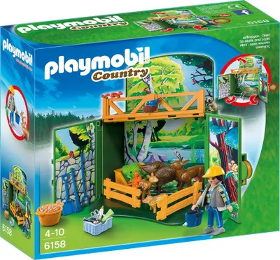 Produktbild von PLAYMOBIL Country 6158, Tier, My Secret Forest Animals Play Box, 4 Jahr(e), Mehrfarbig, Kunststoff