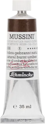 Produktbild von Schmincke 35ml MUSSINI Umbra gebrannt natur Öl 10 666 009