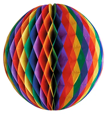 Zdjęcie produktu dla Papstar Wabenball Rainbow