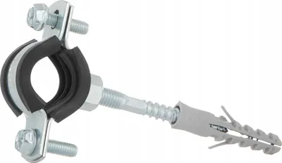 Produktbild von Metallschelle mit Gummi für 3/4" Rohre 26-30mm