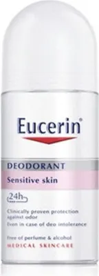 Image de Eucerin Déodorant pour Peau Sensible Roll On 24 Heures 50ml