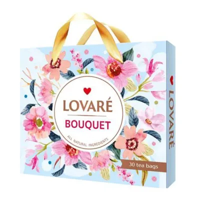 Produktbild von Lovare Tee "Bouquet", Set  Geschenk Set 6 Sorten, 30Stk