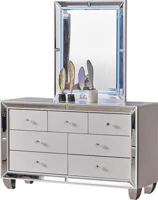 Produktbild von Moderner Weißer Schminktisch Designer Frisiertisch Schlafzimmer Möbel