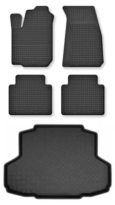Obrázek produktu pro Vaničkové autokoberce + vana kufru pro: Mitsubishi Lancer VII 2003-2008 sedan 5 ks