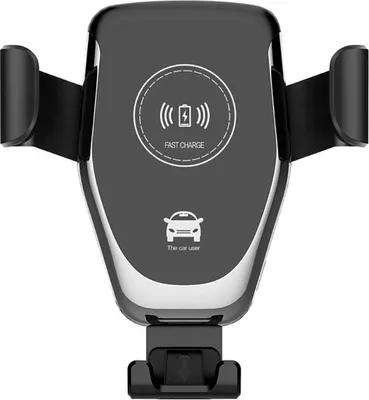 Immagine prodotto di Avizar, supporto per cellulare da auto ruotabile a 360° con ricarica wireless da 10W, nero