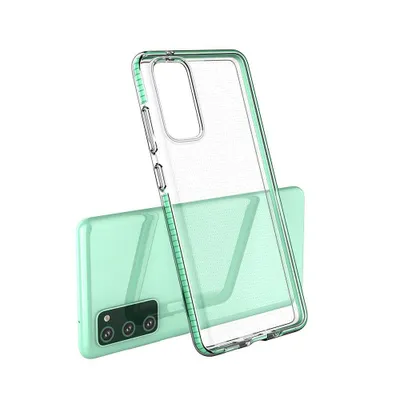 Immagine prodotto di Custodia Spring Case Gel con cornice colorata per Samsung Galaxy S21 Ultra 5G Giallo