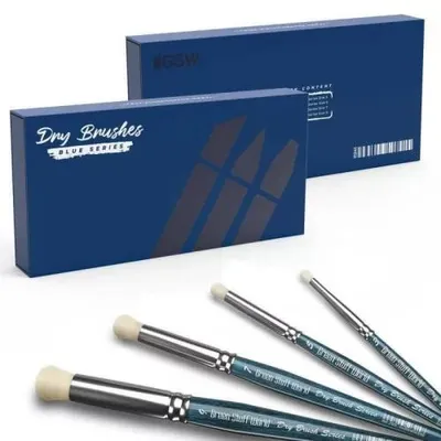 Produktbild von Green Stuff World GSW11241 - Premium Trockenpinsel-Set - BLUE Series - Neu