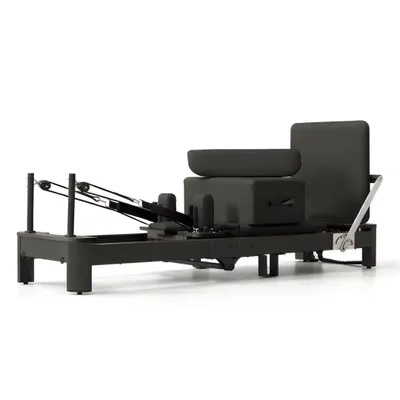 Immagine prodotto di PH Fitness Pilates Reformer 218 cm – pieghevole in alluminio, resistenza a molla regolabile, compatto, attrezzo da allenamento per la casa, palestra domestica e studio