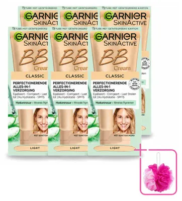 Produktbild von 6 x Garnier SkinActive BB Cream Classic Light 5-in-1 Pflege 50 ml - Sparpackung - 6 Stücke
