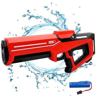 Produktbild von Wasserpistole Elektrisch,Wasserpistole Erwachsene und Kind,Electric Water Gun Automatic,300ML 2 in 1 Elektrisch Wasserspritzpistole für Pool,Garten