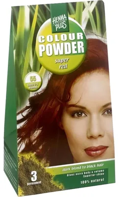Produktbild von Hennaplus Colour Powder super red 55 100 g