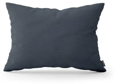 Obrázek produktu pro Dekorativní polštář manšestr Černý grafit 40 × 55 cm