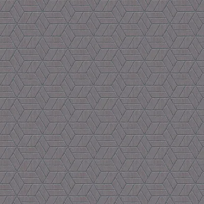 Produktbild von Profhome 369202-GU Grafik Tapete Geometrisch glänzend grau silber 5,33 m2