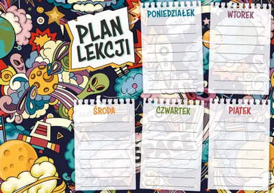 Immagine prodotto di Plan lekcji Kosmos A5