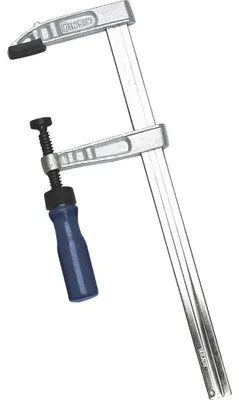 Produktbild von Brüder Mannesmann Werkzeug Schraubzwinge 120 x 300 mm, DIN 5117, M90423, Silber