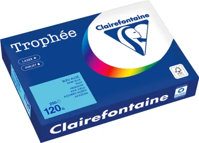 Image de Clairefontaine Kopierpapier 1282PC A4 120g blau 250Bl
