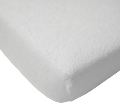 Produktbild von Jollein Frottee Spannbettlaken Wasserdicht 60 x 120 cm Weiß