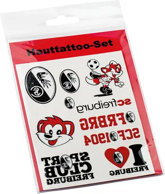 Produktbild von SC Freiburg Hauttattoo Set