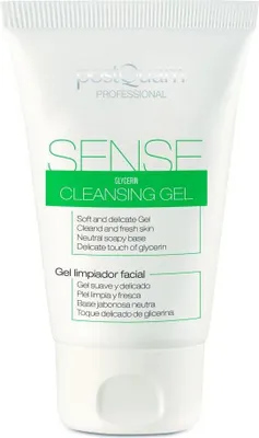 Obrázok produktu pre PostQuam PQESENS03, čistiaci gél, Ženy, Citlivá pokožka, Čistiace, Rúra, Ethanol (Ethyl Alcohol), Methylethylketon, AquaPQESENS03Sense FacialCleansing Gel150mlIngredients:...