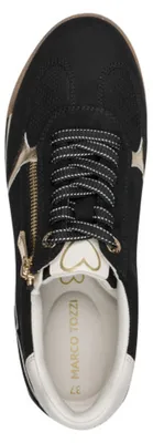 Produktbild von MARCO TOZZI Damen Sneaker mit praktischem Reißverschluss 2-23734-46, Größe:38 EU, Farbe:Schwarz