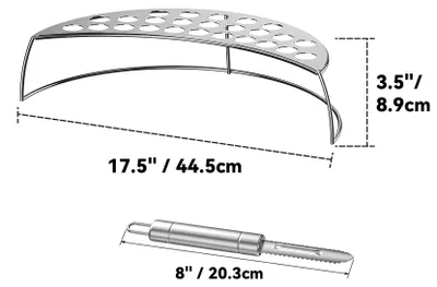 Produktbild von Grillrost 25 Löcher, Edelstahl, für Grillzubehör