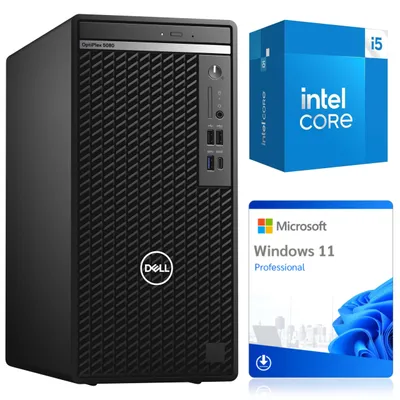 Obrázok produktu pre Počítač Dell OptiPlex 5080 Tower | Procesor Intel i5-10500 | 8 GB DDR4 RAM | 256 GB SSD | Operačný systém Windows 11 | Trieda A