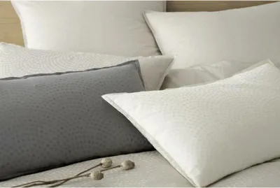 Produktbild von elegante Mako-Satin-Bettwäsche-Garnitur 2364 Air Farbe Greige Größe 155x220cm+40x80