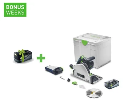 Image de Scie plongeante sans fil FESTOOL TSC 55 KSEB-Basic + 1 batterie 8,0 HP-ASI - 577988_A